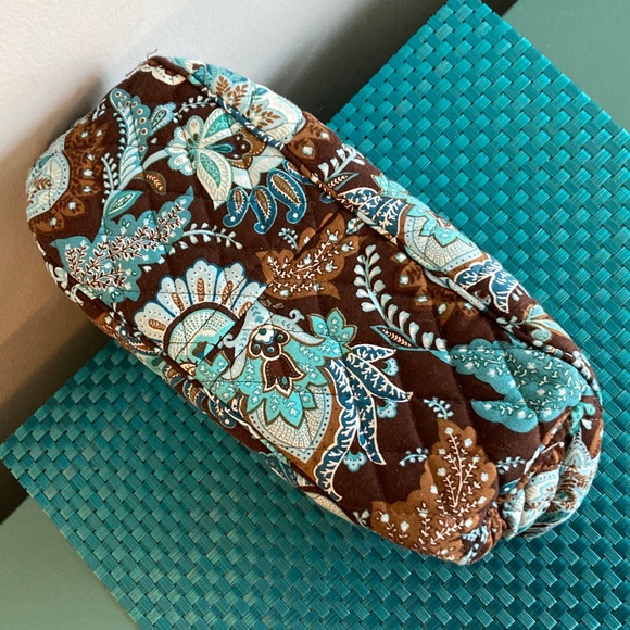 Vera Bradley Java Blue Small Shoulder Bag Made in USA - Picture 4 of 15